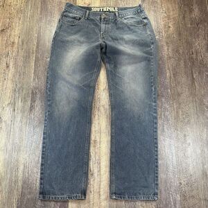 Southpole Original‎ Collection Straight Leg Jeans Mens Size 38x32 Medium Denim